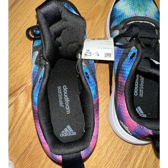 Adidas FortaRun Kids Training Sneaker Sz 4 1/2 ART FY3868 Lace Up Tie Dye Shoes - Picture 8 of 10